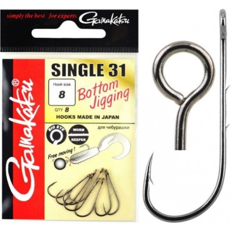 Gamakatsu Single 31 Bottom Jigging Hooks